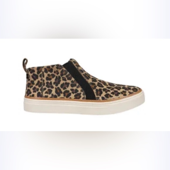 Toms Bryce leopard slip on sneakers - Picture 1 of 5
